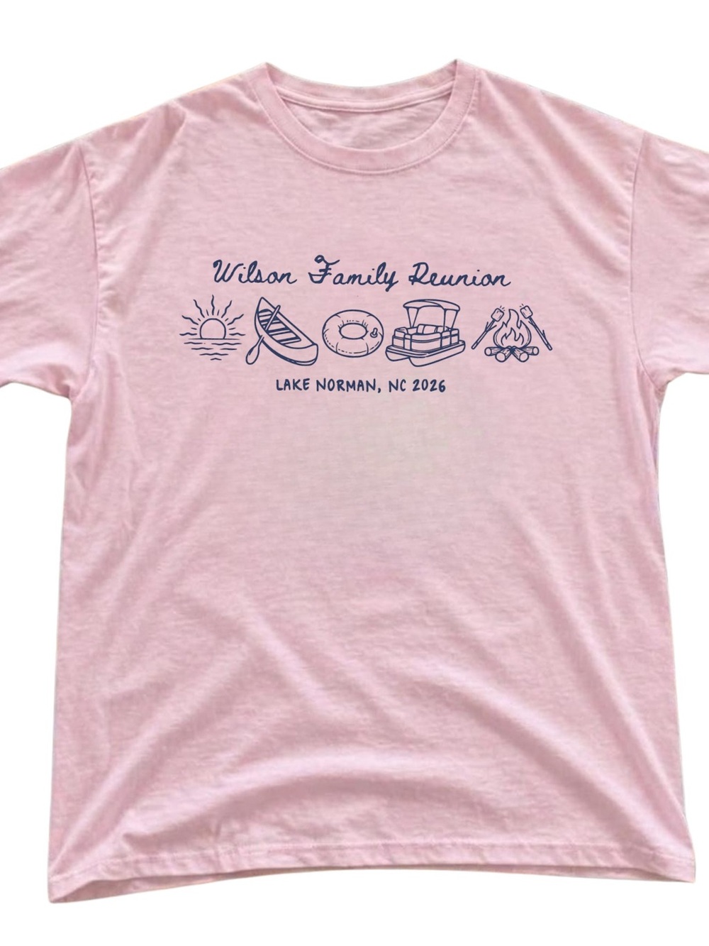 Wilson Family Reunion Pink Graphic T-Shirt, Gift For Her, For Him and Family 💕